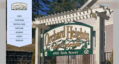 Desktop Screenshot of orchardheightsapartments.com
